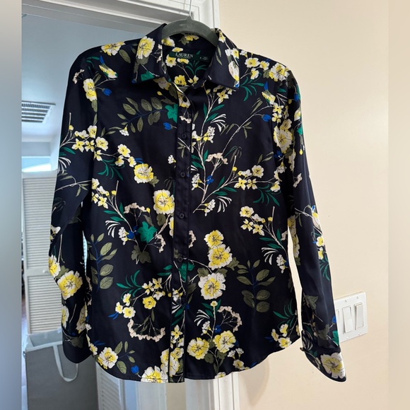 Ralph Lauren Floral Button-Up Shirt - Picture 4 of 12